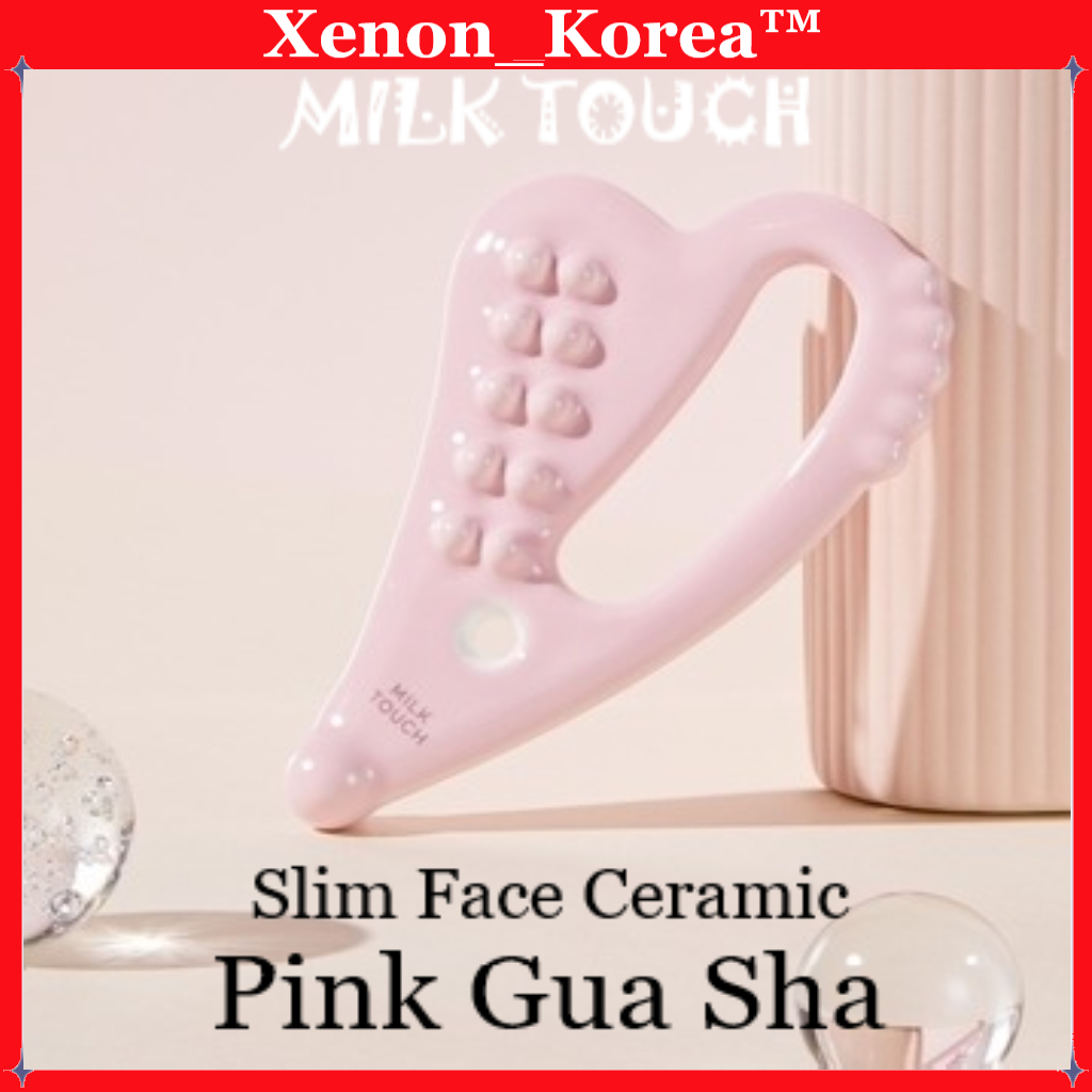 Milktouch Slim Face Ceramic Gua Sha (Pink) 130G